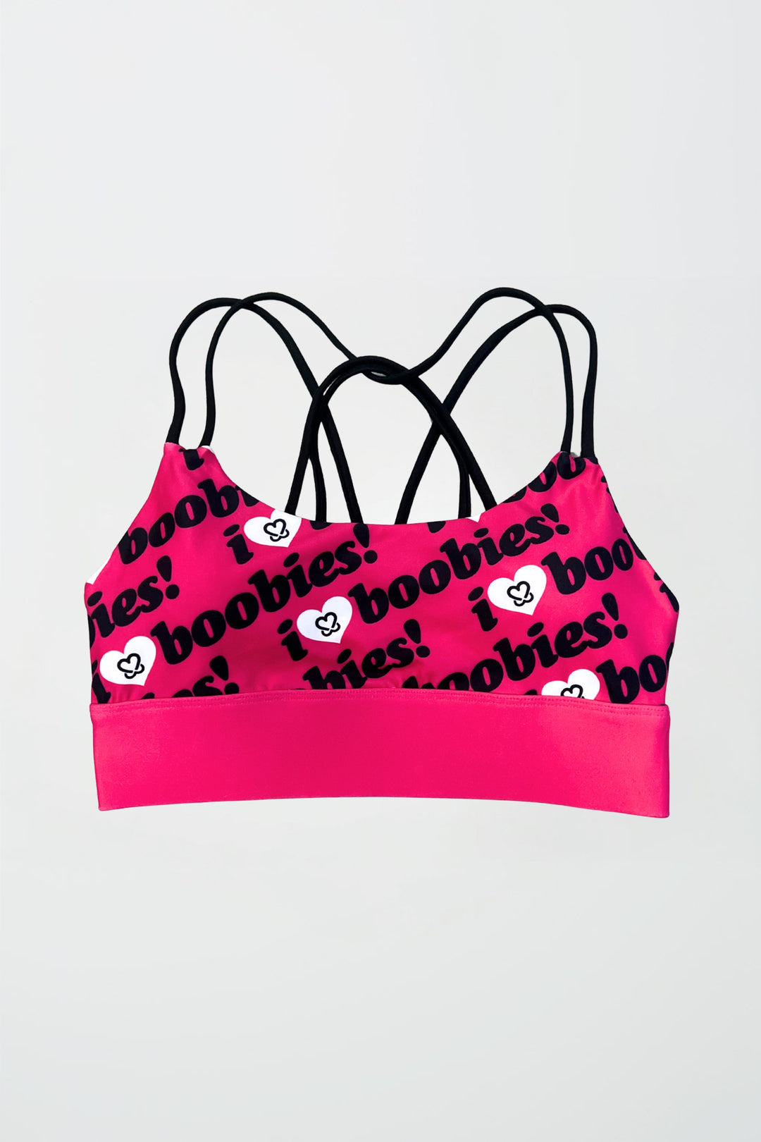 Keep a Breast (Pink) High Impact Sports Bra