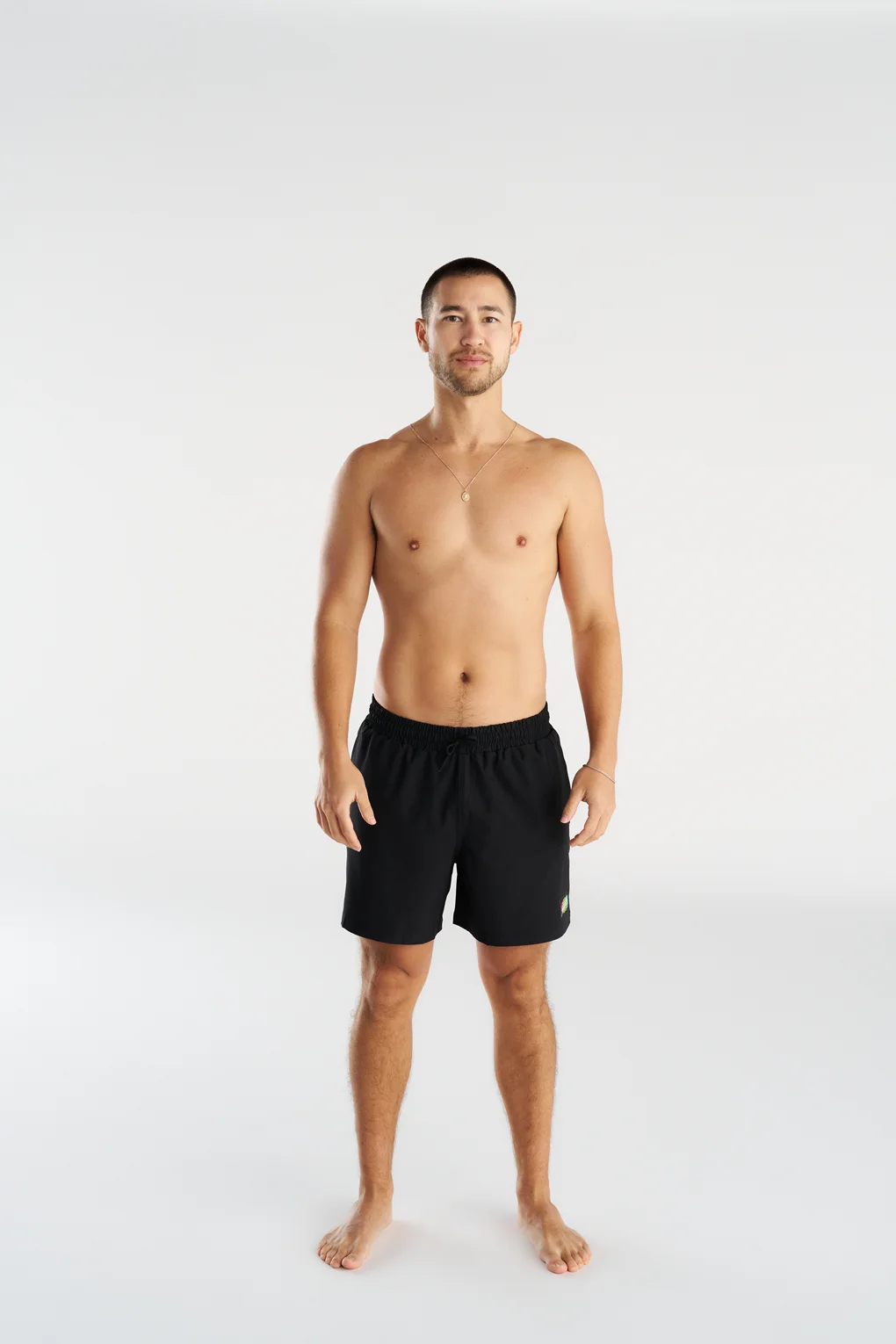 Non-Metal Black Men's Shorts