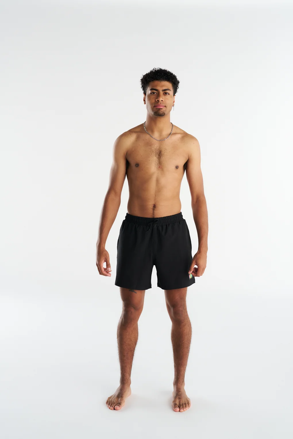 Non-Metal Black Men's Shorts