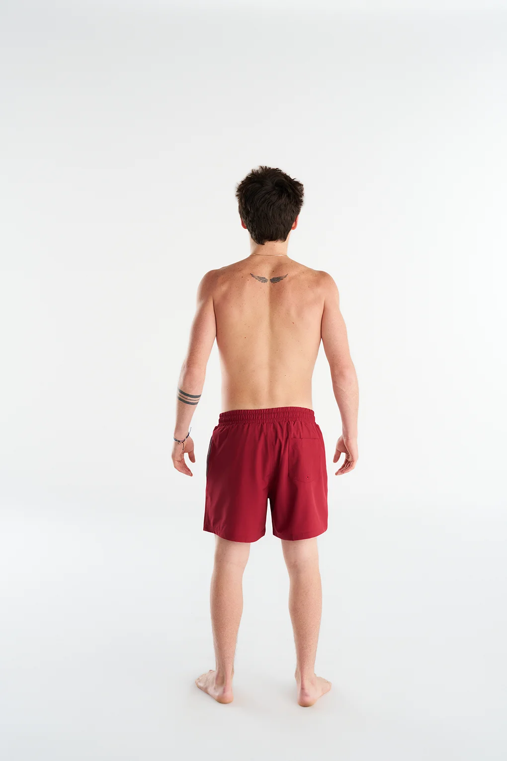Non-Metal Maroon Men's Shorts