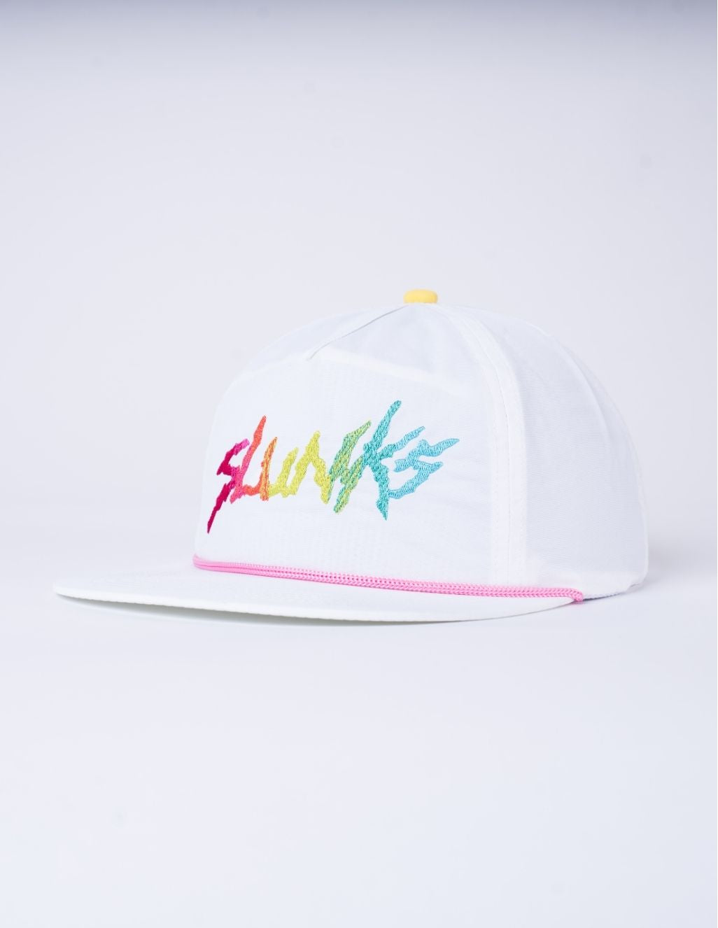 White Rainbow Hat