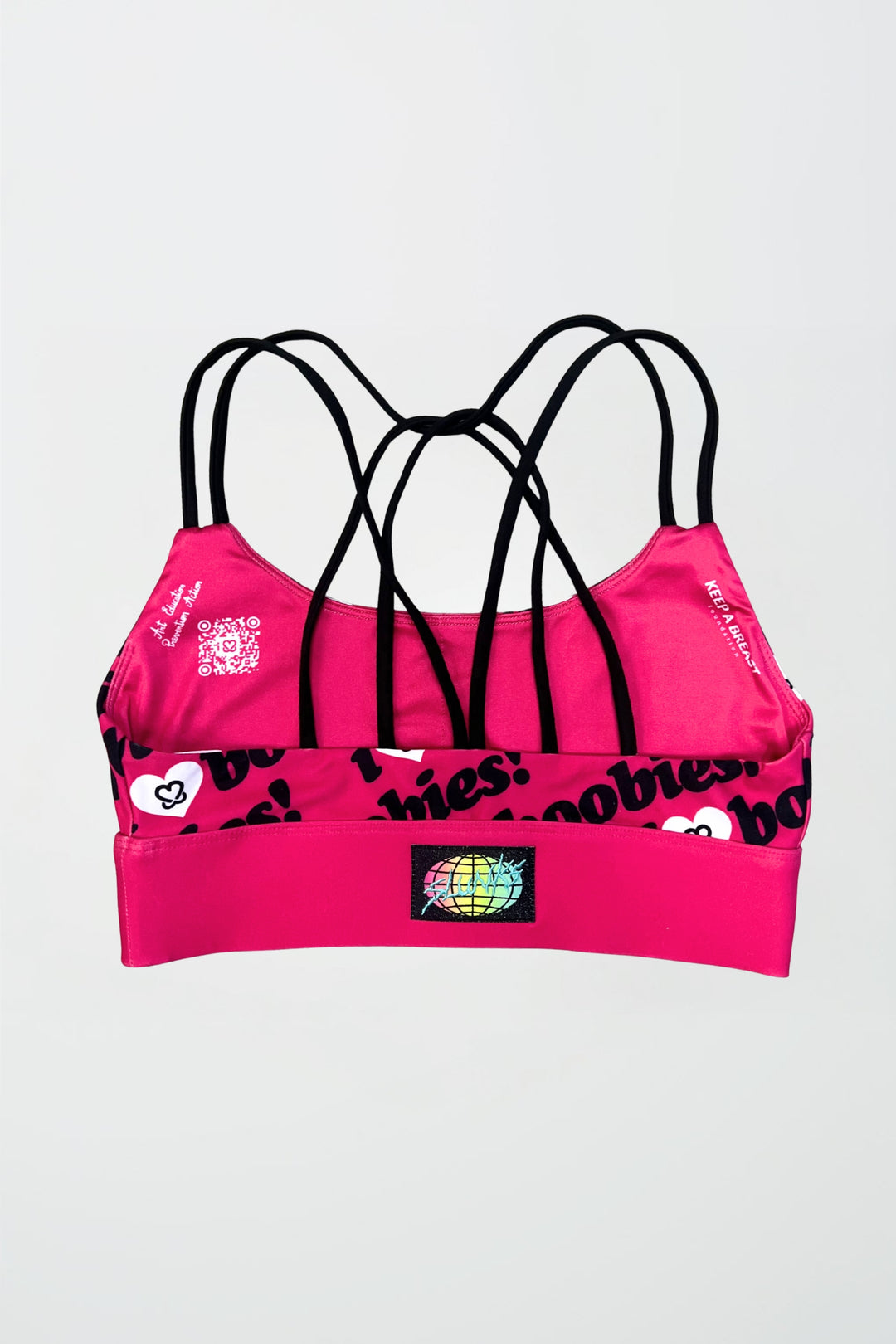 Keep a Breast (Pink) High Impact Sports Bra