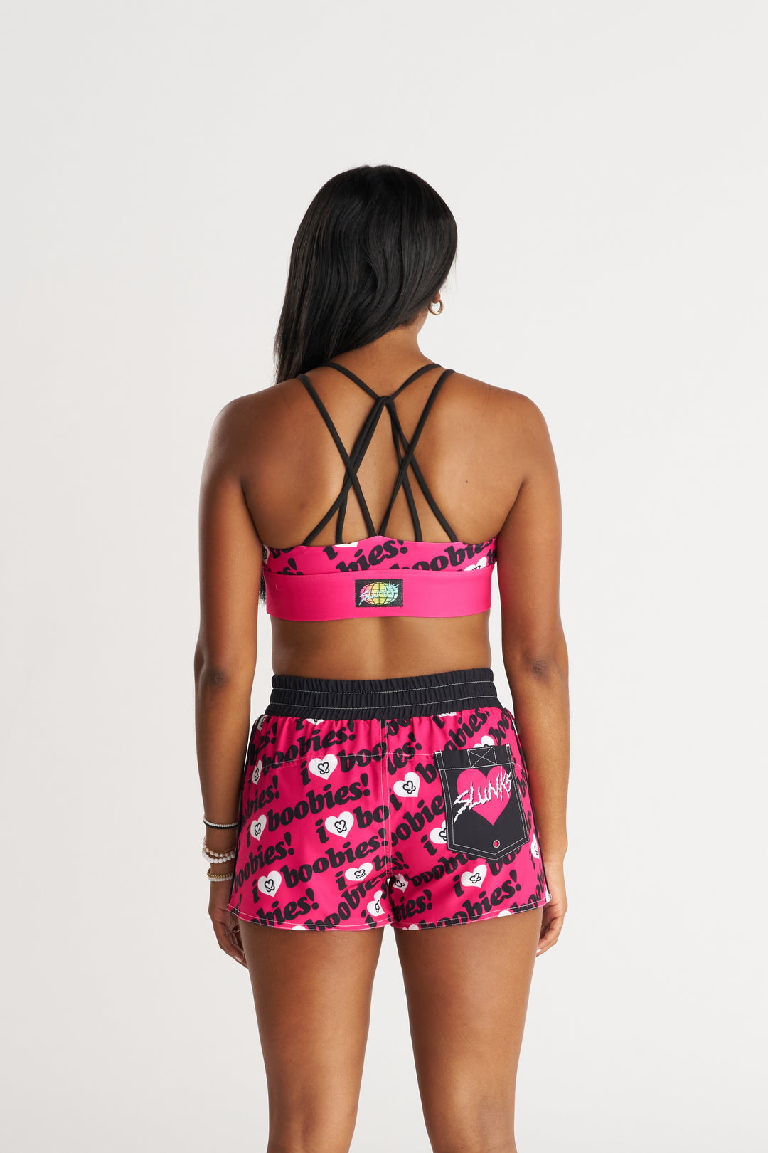 Keep a Breast (Pink) High Impact Sports Bra