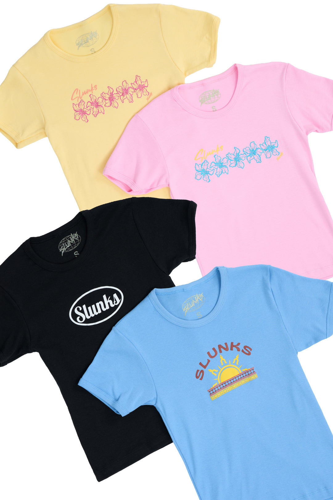 Pink Floral Baby Tee