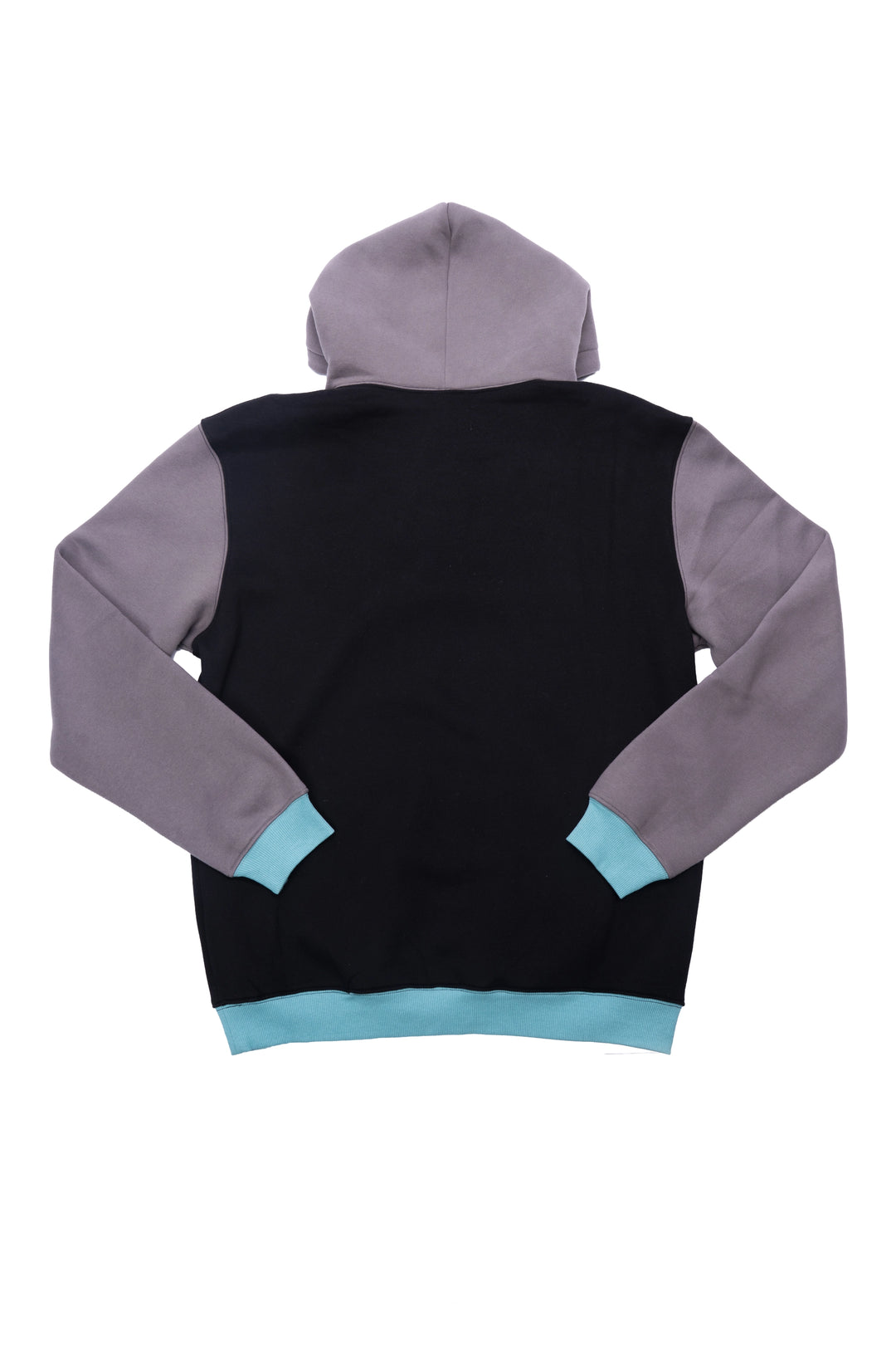 Black & Blue Color Block Hoodie