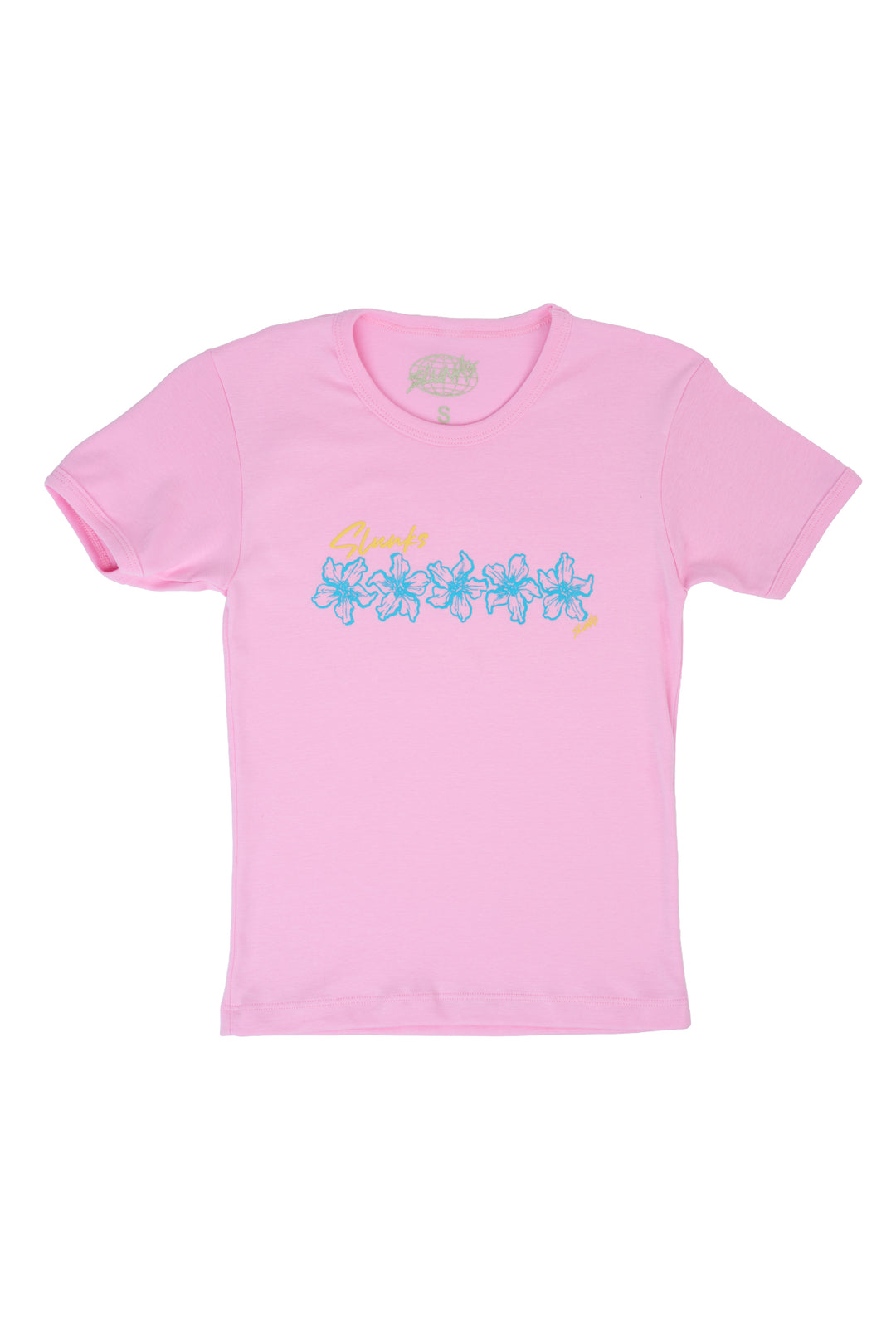 Pink Floral Baby Tee