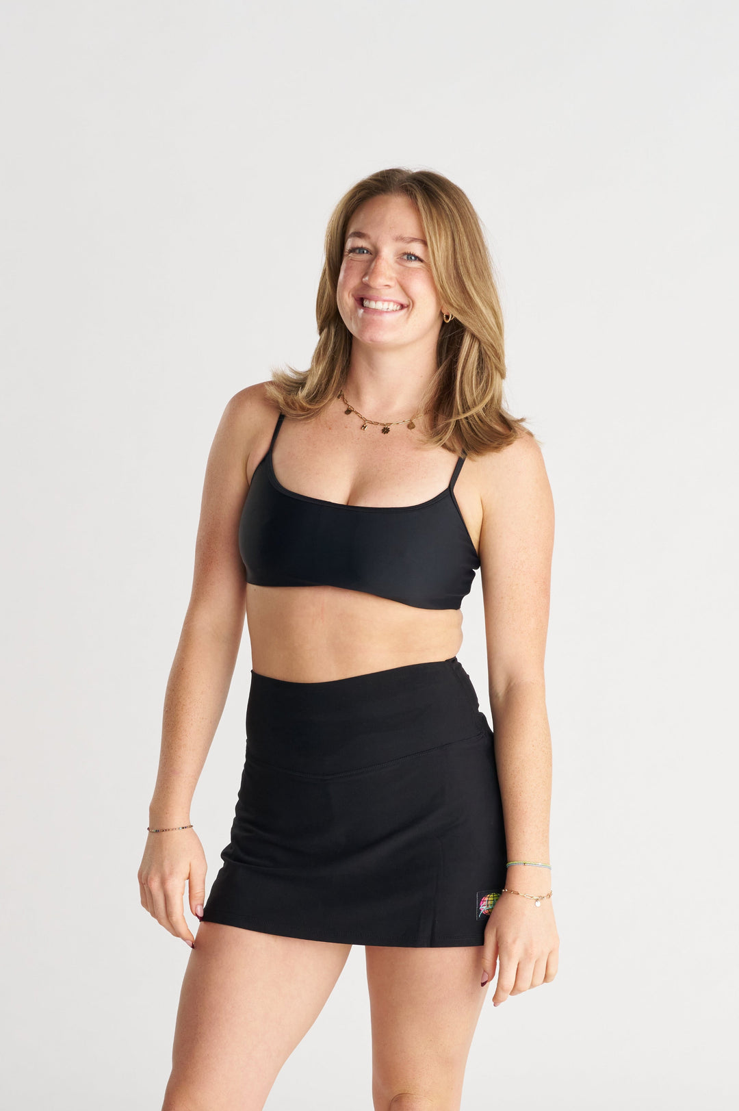 Black Women's Low Impact Sports Bra