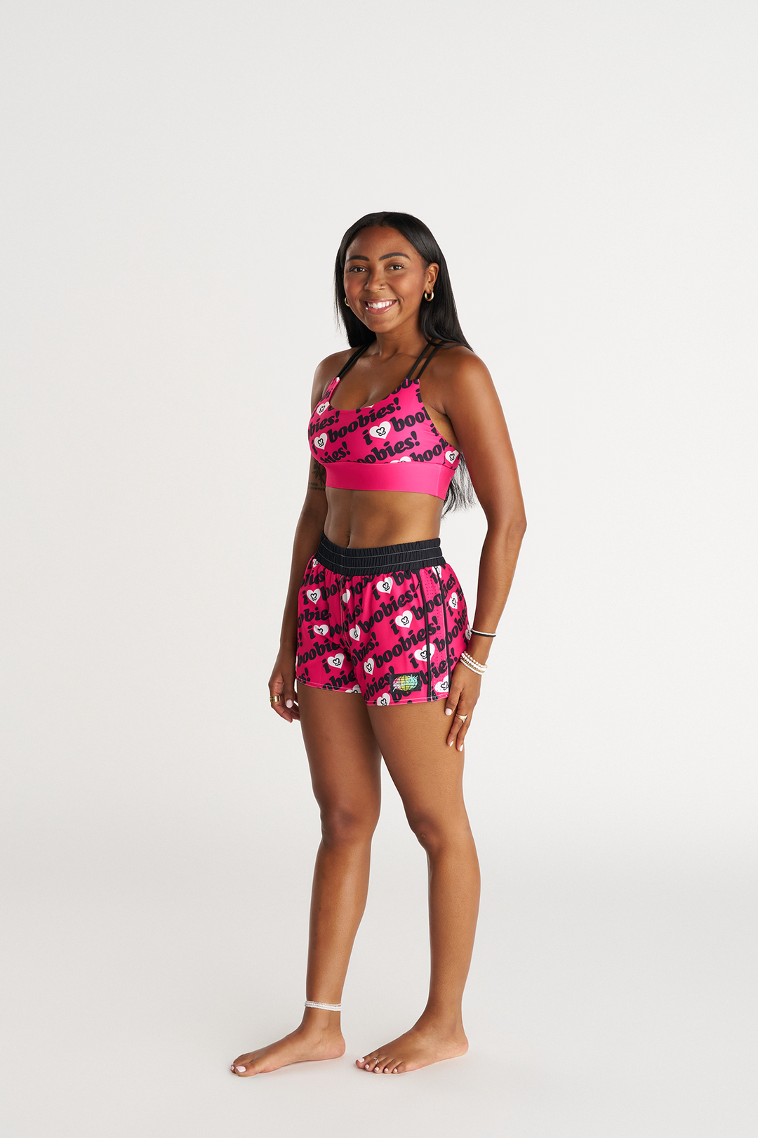 Keep a Breast (Pink) Women's Shorts w/ Liner