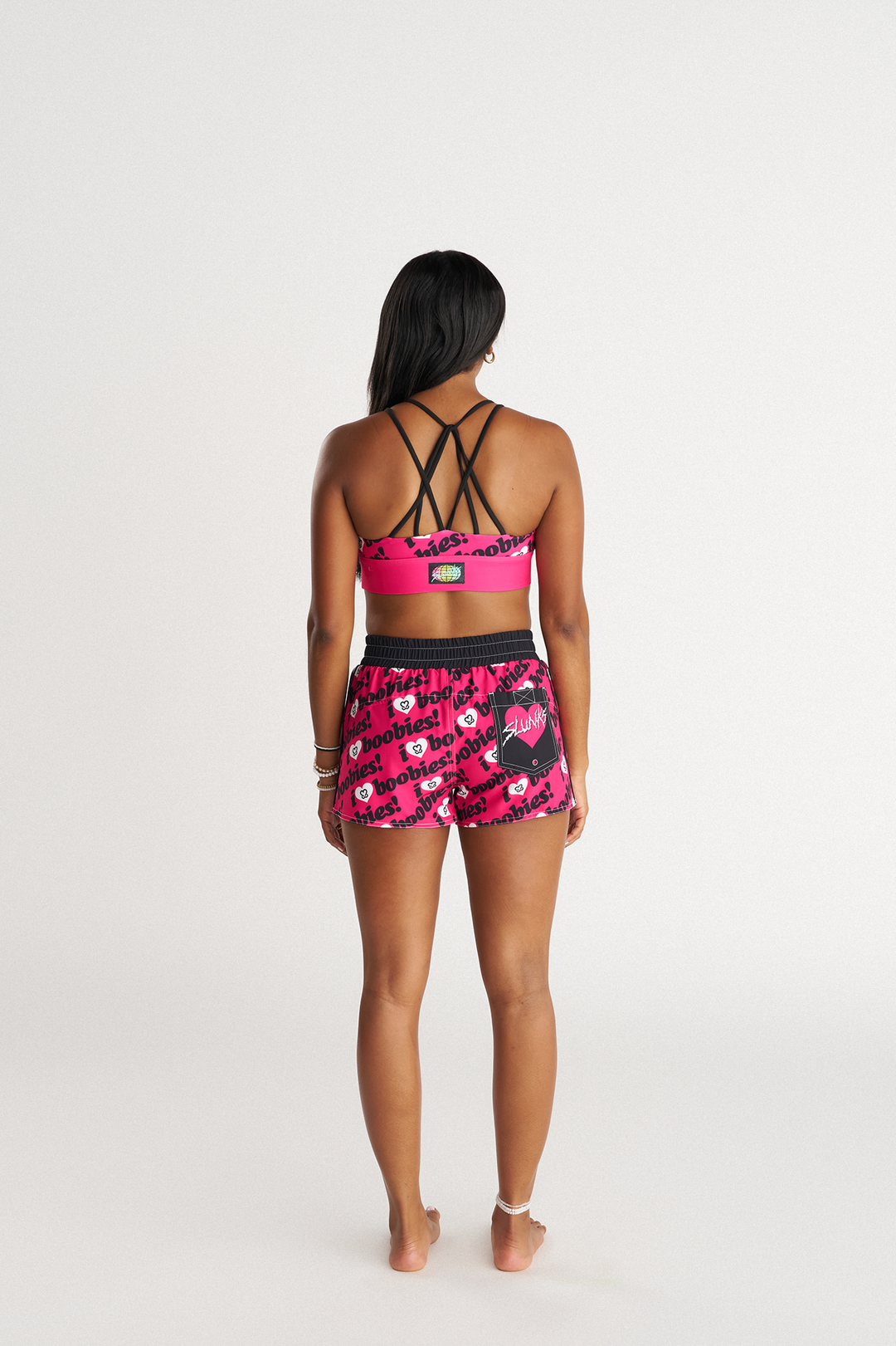 Keep a Breast (Pink) Women's Shorts w/ Liner