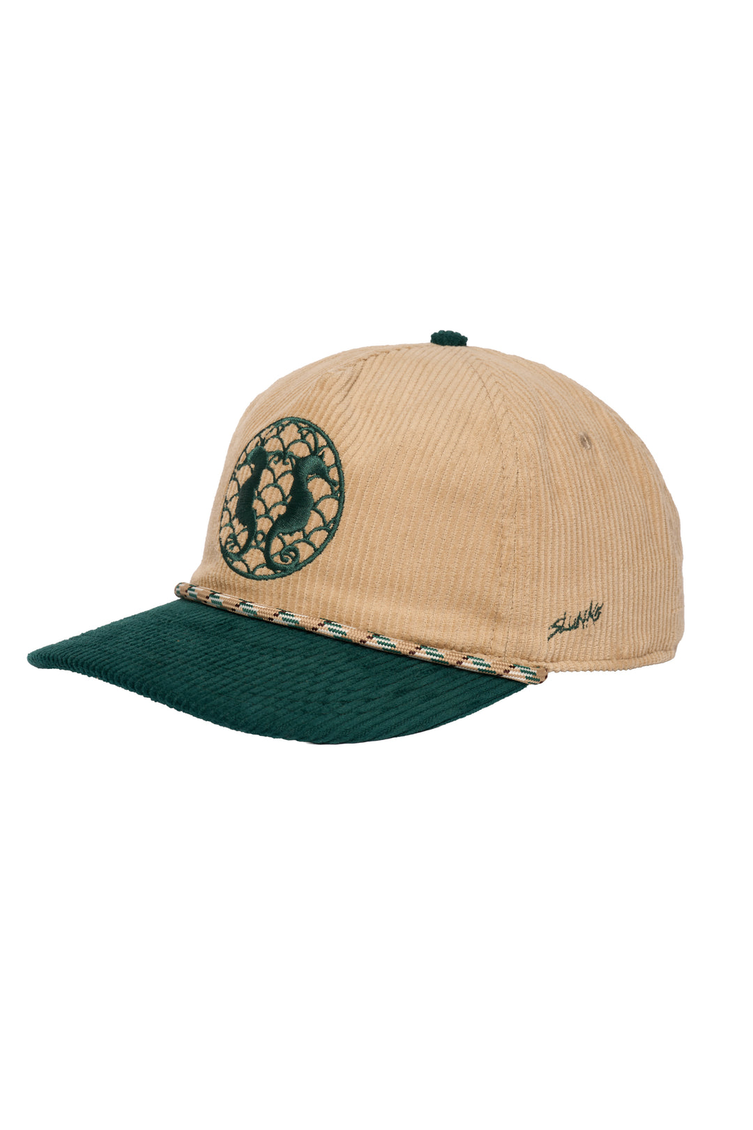Emerald Corduroy Cap